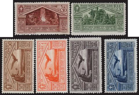(282/90+A) E 300,- 160 1930 - Virgilio, serie
