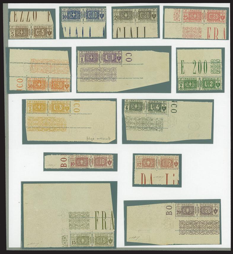 1922-1,20 lire azzurro e rosso, non emesso - Buona centratura (9) E 200,-