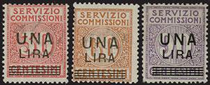 f. (1/6) E 350,- Servizi di Commissione 199 1913 -