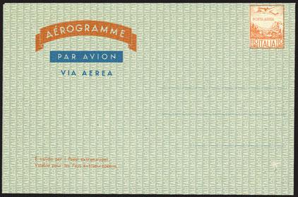 180,- VATICANO Cartoline Postali 577 1947 - L. 2/50 c.
