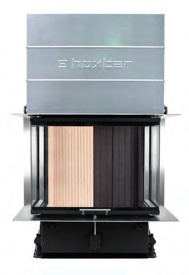 Rivestimento della camera di combustione La ditta Hoxter propone non solo il rivestimento in refrattario chiaro, ma anche la variante nera.
