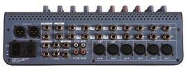 603 078 C6XS-16 Mixer 16 canali (8 mono + 4 stereo), 10 ingressi XLR.