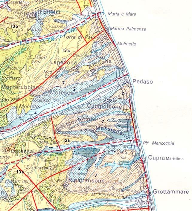 Inquadramento geologico Tipologia prevalente :