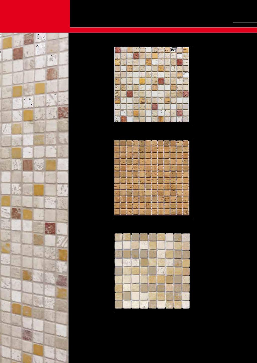 Mosaico Verona 57 VERONA TRAVERTINI 30x30 tessere
