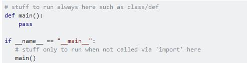 Importare i propri moduli Importare i propri moduli: import <percorso relativo del file rispetto alla posizione di python e nome del file senza.py>.