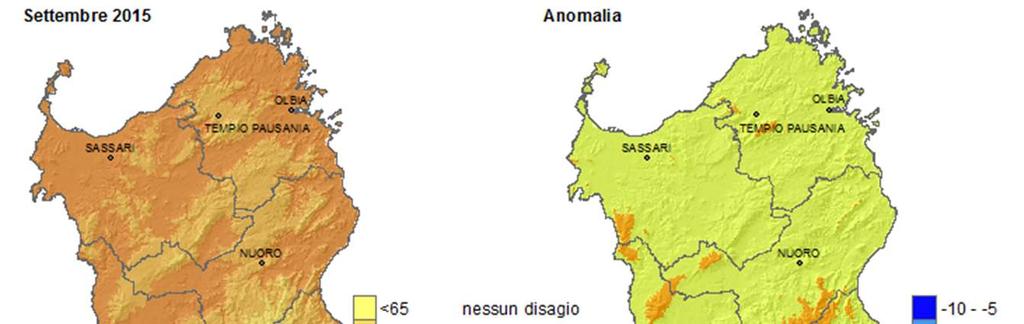 Campidano e nelle coste del Sulcis.