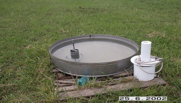 Evapotraspirazione Si possono usare evaporimetri: dispositivi con acqua che evapora e che viene misurata.