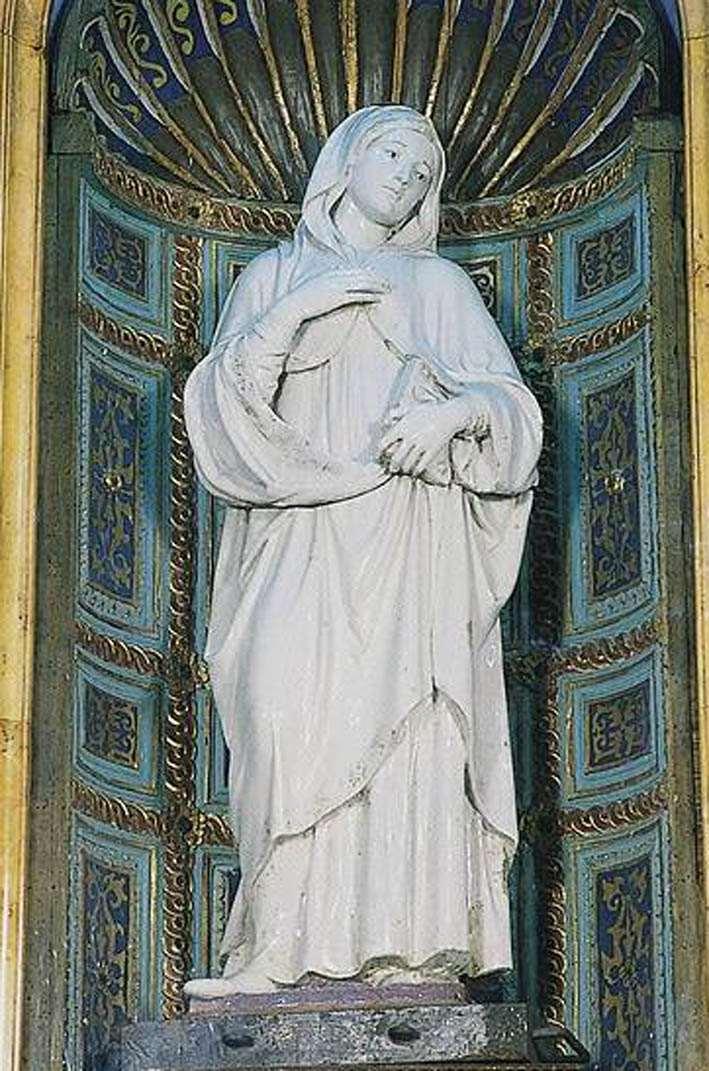 Andrea della Robbia: Madonna della Consolazione, originariamente un Annunziata, rimasta orfana dell