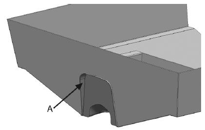 Fissaggio della piastra di montaggio Manuale di Installazione D Giuntura E Gelcoat originale F Giuntura riempita con gelcoat 10. Fissare i supporti motore. 11.