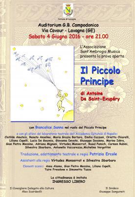 Sabato 28 maggio 2016, ore 21,00, Auditorium