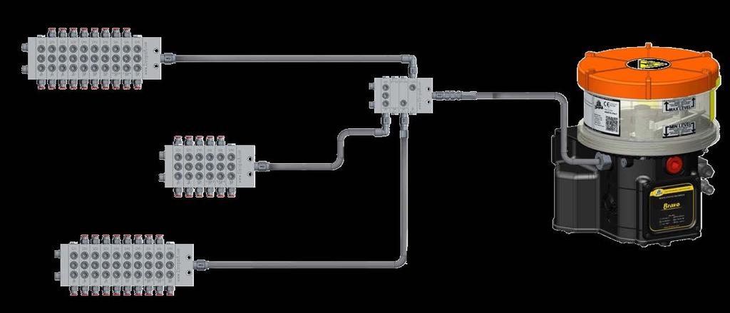 documenti sistema progressivo DropsA SMX C2104PI - np C2213PI - npr+ C2220PI - SMP C2071PI) ESEMPIO DI IMPIANTO DI LUBRIFICAZIONE SU VEICOLI Bravo è la soluzione ottimale per molti tipi di veicolo