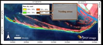 Forcing source: tidal (water level), marine (sea level, salinity) and climatic (rainfall) processes Data input: optical EO data Other data: field