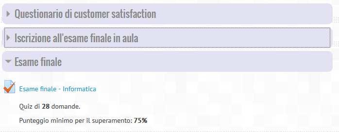 di Ateneo per l accesso alla piattaforma, presso l aula informatica cui lo specifico corso di studio fa riferimento.