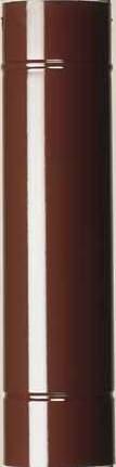 TUBI PORCELLANATI IN BIANCO, MARRONE E NERO OPACO Classic white, brown and matt black vitreous enamelled pipes Tubes