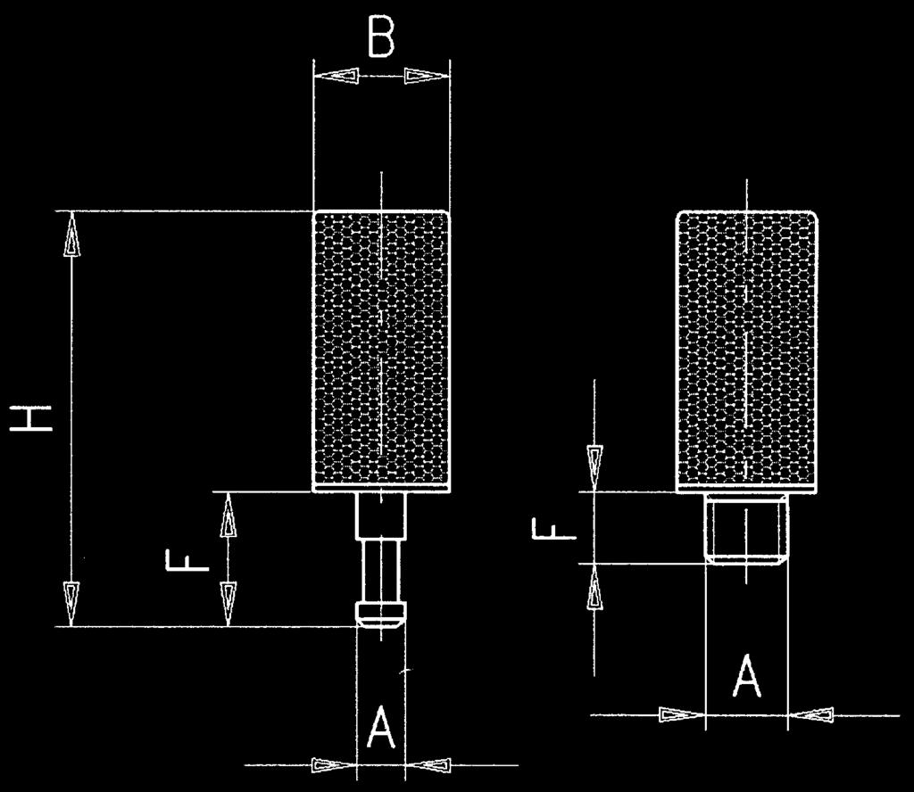 Serie ccessories 7060 SIENZITORE ZMENTO PER TUI - PUS-ON SIENER d = ivello di rumore in (d) a 6 bar Noise level in (d) at 6 bar RTTERISTIE TENIE / TENI RTERISTIS Pressione massima / maximum pressure: