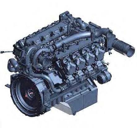 FLIRT 3 BMU: modulo «Power-Pack» Motore: Cilindrata: Potenza max: Giri nom: Coppia max: Peso: Emissioni: Diesel