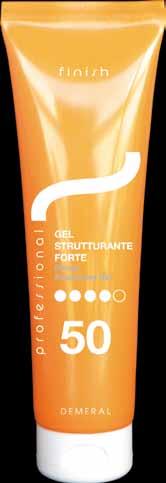 Gel Strutturante Forte Strong Structuring Gel Cera-Gel Effetto Bagnato Wet wax-gel 50 51 Gel a tenuta forte nato per controllare e strutturare tutti i tipi di capelli.