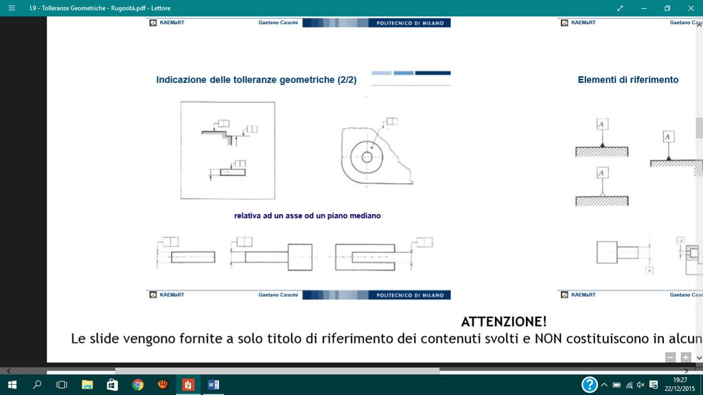 Triangolino pieno, per indicare la superficie di