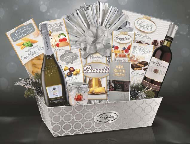 AGHI DI PINO 31,26 27,90 Pandoro Bauli incarto a mano g 750 Bottiglia spumante Cuvée dolce Sant Orsola 9,5 ml 750 Bottiglia Sangiovese Sant Orsola 11,5 ml 750 Scatola pasticcini