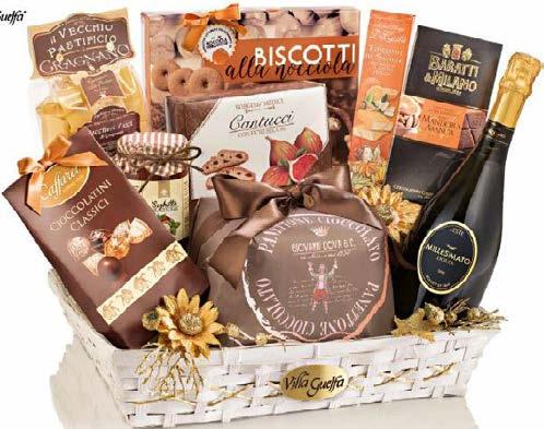 AFFRESCO DI NATALE 24,52 22,30 Spumante extra dry Muller Thurgau cl 75 Tenimenti di Veglia Panettone Ricetta di pasticceria pere e cioccolato g