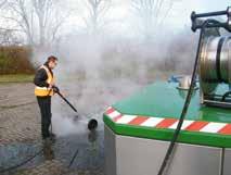 Grazie al sistema di controllo della temperatura ( TCS ) e ad una portata dell acqua elevata di 15 o 30 l/min, è possibile raggiungere velocità operative di 4 km/h.