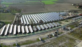 980 kwp 19.920 moduli (Si micro amorfo)+ 10 Santerno inverters Sermano, 3.