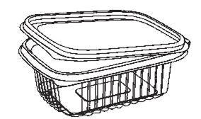 ondabox Contenitore in PP con coperchio unito 1. Coperchio unito a cerniera 2. Apertura facile con alette 3.