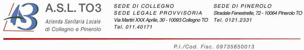 ALLEGATO F GARA INTERAZIENDALE PER L AFFIDAMENTO DELLA FORNITURA DI PIASTRE MONOUSO PER DEFIBRILLATORI PER LE AASSLL TO1, TO3, TO5 E PER LE AAOO MAURIZIANO DI TORINO E SAN LUIGI GONZAGA DI ORBASSANO