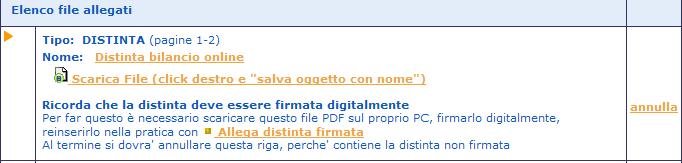 Per allegare gli altri file contenenti ad esempio il Verbale, la Relazione dei sindaci, cliccare su descritta nel paragrafo precedente. seguendo la procedura 8.1.