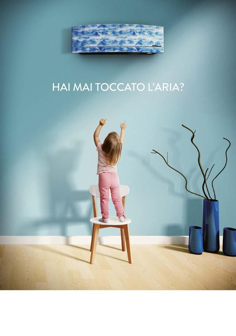 DA OGGI IL CLIMA DIVENTA UN PIACERE ANCHE DA TOCCARE. EMURA-ALC / 5.000 / 02-16 / Cs. Daikin sceglie Alcantara per lanciare una limited edition dei climatizzatori Daikin Emura.