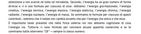 .. + U La legge di conservazione dell energia che è uno dei fondamenti della