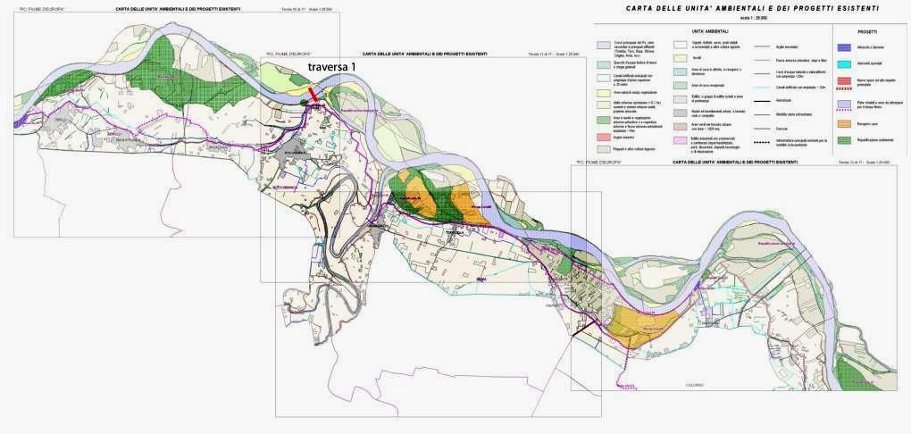 b) Verifica di compatibilità rispetto alla pianificazione paesistica regionale Il Progetto Po, compreso nel piano paesistico della Regione Emilia Romagna, comprende analisi