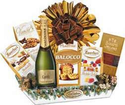 14,90 14,90 vassoio (Merry Christmas 2017) decorato pino/oro/bianco panettone Balocco 2017 incarto a mano bco/mar/oro bottiglia spumante Premium Gold