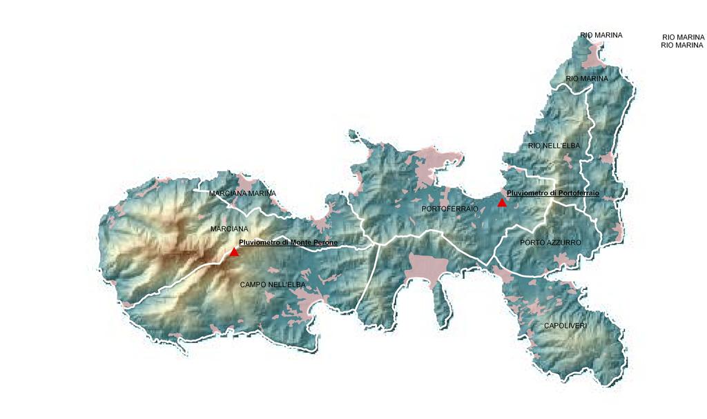 CONSIDERAZIONI DI SINTESI DELL'EVENTO METEO-IDROLOGICO DEL 7 NOVEMBRE 2011 FOCUS SULL'ISOLA D'ELBA Dalle analisi effettuate sui dati pluviometrici registrati nelle due stazioni di misura presenti sul