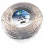 Cavetti per Stendere Clotheslines NYOPLAST Cavetto Treccia Nylon Rivestito PVC PVC Coated Nylon Clotheslines Type Tipo Ø mm. m. 0 0 Trasp./Transp.