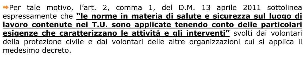 La valutazione del rischio nelle