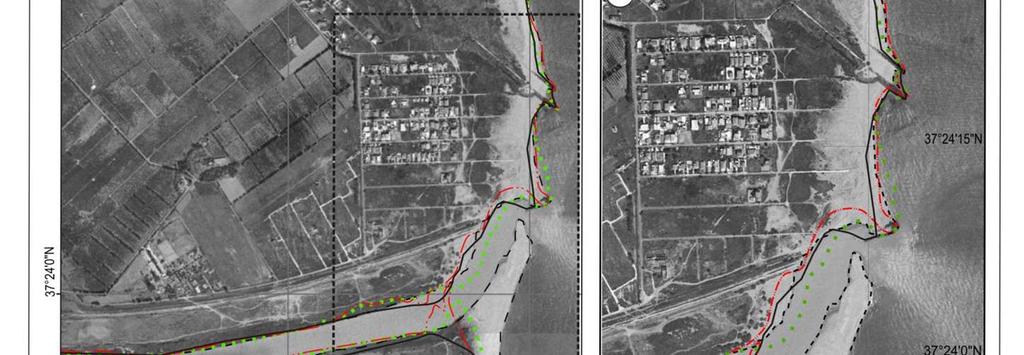 hanno evidenziato che tra il 1969 e il 2008 nella zona a nord della foce del Simeto