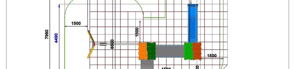 2 SCHEMA PAVIMENTAZIONE ANTITRAUMA Area di impatto minima: 60