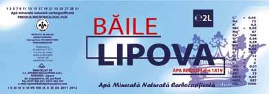 BĂILE LIPOVA PREZENTARE GENERALĂ Zăcământul hidromineral Lipova este situat în vecinătatea localității ARAD cu același nume, într-o arie depresionară cu altitudine relativ mică, de 130 m, cuprinsă