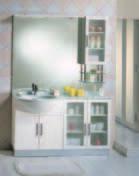 lavabo SX, piano d appoggio DX Lavabo incasso sottopiano bianco Portasciugamani per componibile Oasi Base porta lavabo incasso, laccata albicocca opaco Base Laterale cm anta a vetrina, laccata