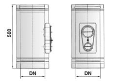 CPR 12 INOX - DOPPIA PARETE ACCIAIO AISI 316 L LINE 50 CON ISOLAMENTO IN FIBRA BIOSOLUBILE MEDIA DENSITÀ SPESSORE 50 MM DESCRIZIONE 0037505 Modulo analisi fumi e rilievo temperatura, con fascette di