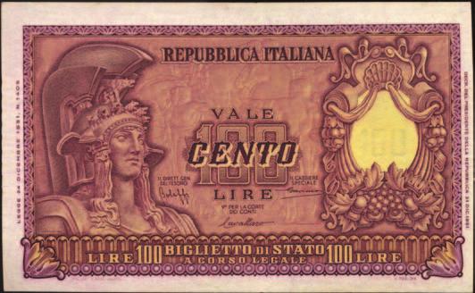 Italia elmata e 50 Lire 31/12/1951 - Lireuro 24A e 23A - Bolaffi/Cavallaro/Giovinco BB+ 25 5044 5 Lire 29/07/1918 - Serie 3731-4750