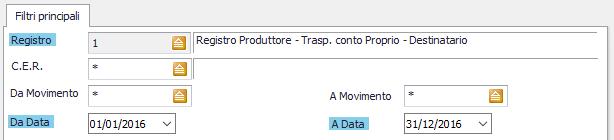 N.B. In modalità di lavoro a numerazione non immediata, Prometeo attribuirà i numeri di movimento solo in fase di stampa in definitiva del registro. Quindi, tutti i campi relativi al N. Mov.