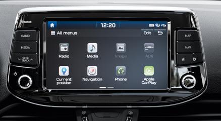 estensibili Apple CarPlay & Android Auto (*) DIRETTIVA CE: I dati di consumo e di emissione di anidride carbonica
