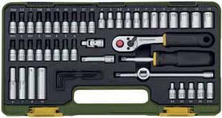 Con attacco quadro da 1/4'' (6,3 mm) (per coppie di serraggio inferiori a 25 Nm): bussole esagonali per SW 4 5 5,5 6 7 8 9 10 11 e 12 mm.