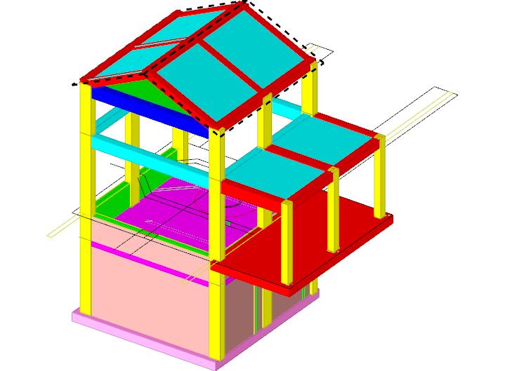 1 Rappresentazione generale dell'edificio Tabulato di Calcolo_Centrale di