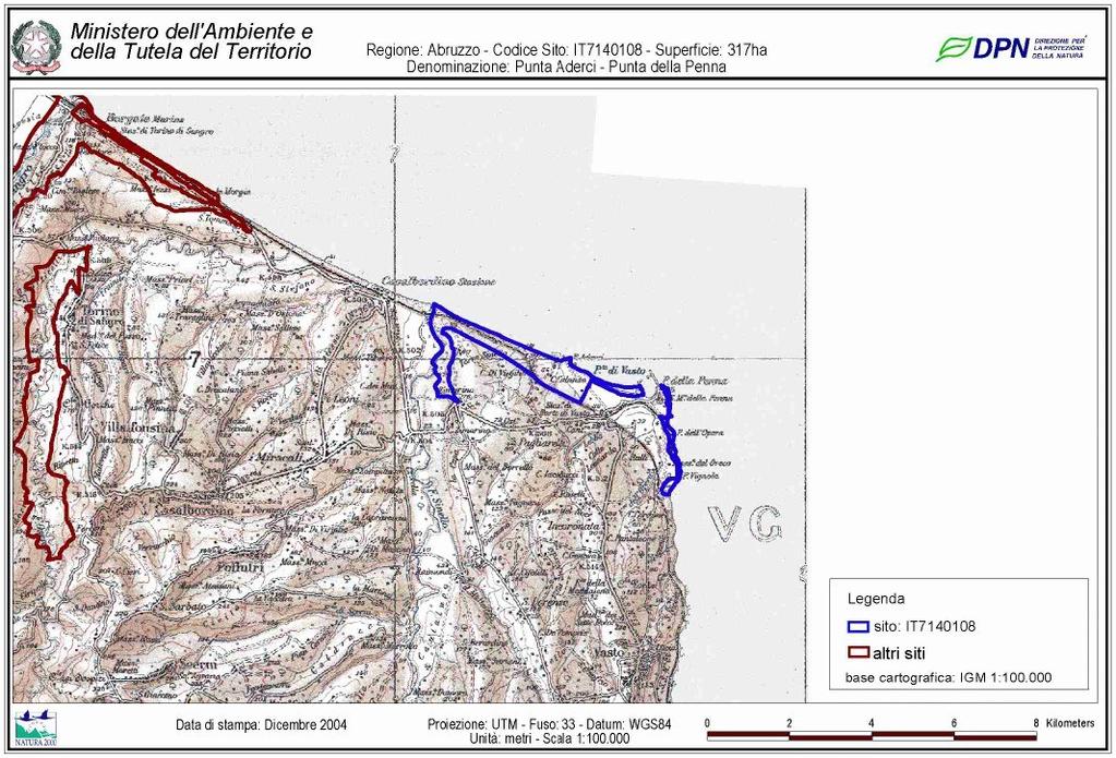 L analisi dell area permette di suddividere il territorio del SIC in aree a differente utilizzo.