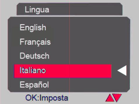 Impostare la lingua/la data & l ora sullo schermo Quando si utilizza la fotocamera per la prima volta dopo l acquisto, accertarsi di selezionare una lingua e di impostare data e ora.