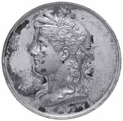 7116 Medaglia 1921 - III Anniversario della Vittoria - Testa muliebre a s. - R/ Vittoria alata Opus: Johnson Ø 52 mm.