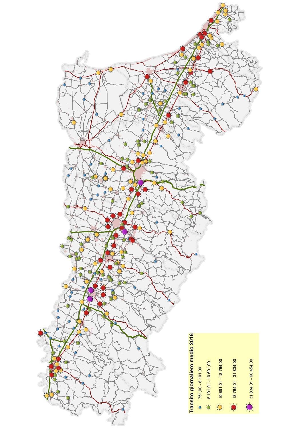 RAPPORTO ANNUALE DI MONITORAGGIO 2017 Figura 177 Mappa